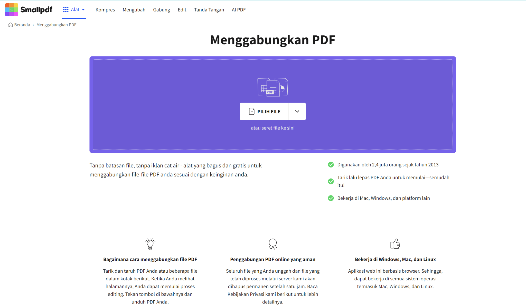 Cara Menggabungkan PDF Menggunakan Smallpdf: Panduan Terbaik