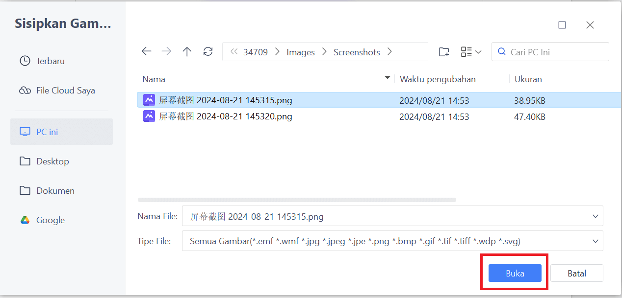 Buka Gambar di WPS Writer