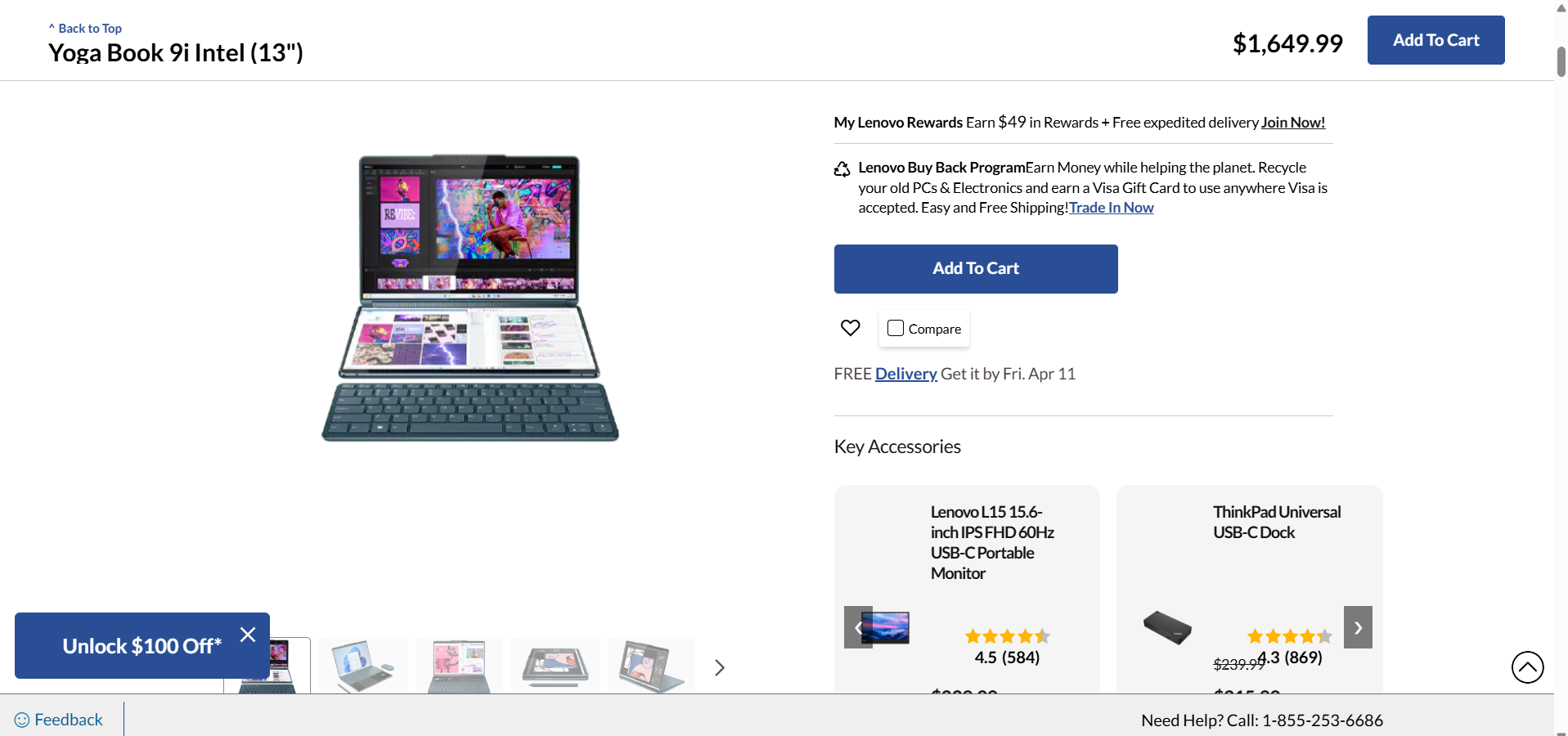  Choose Yoga Book 9i model