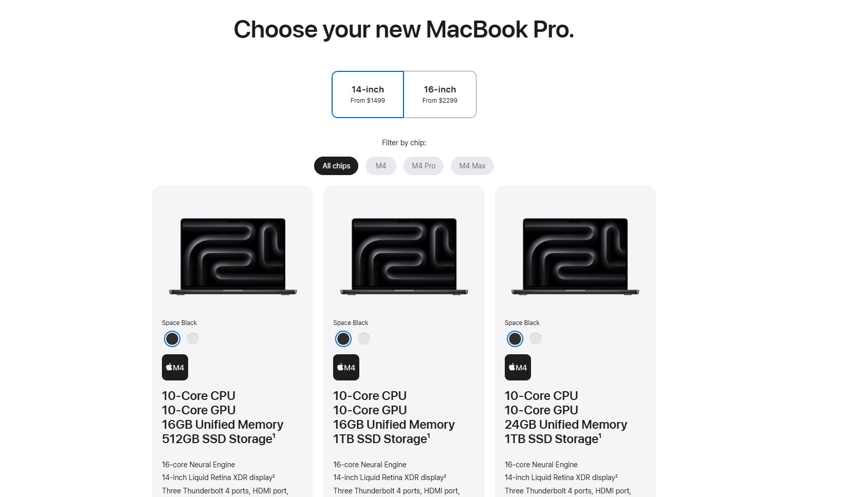 Pick “MacBook Pro 14,”