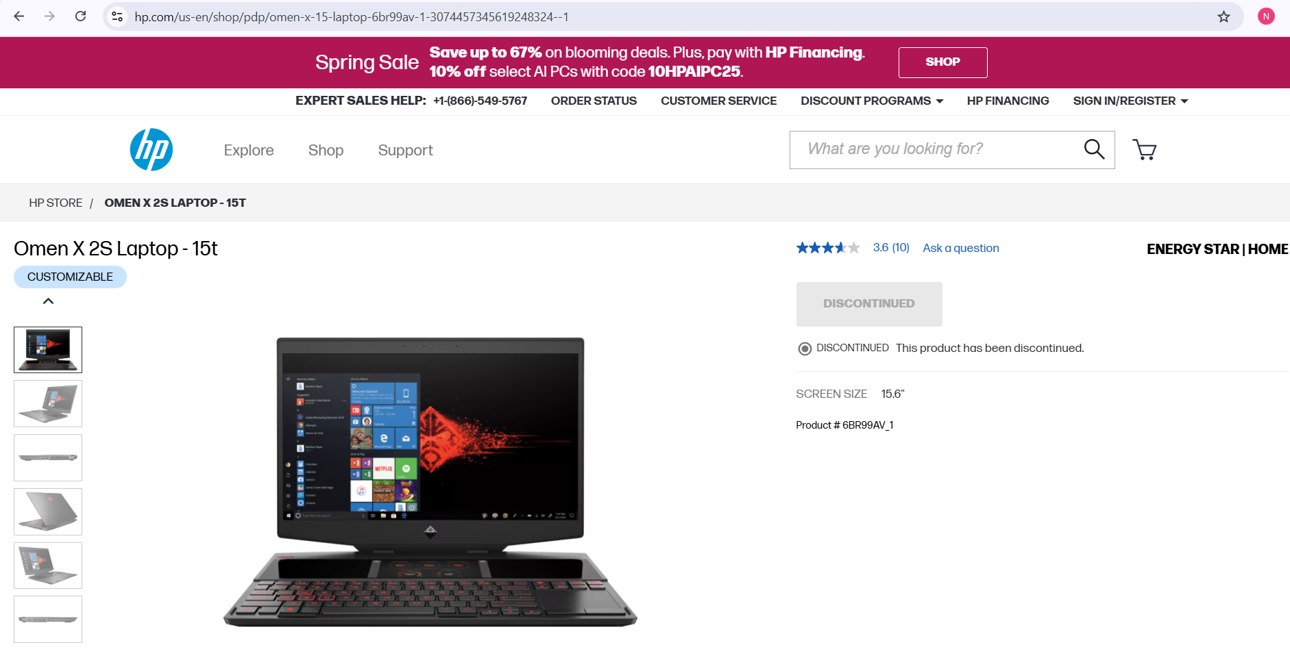 Search for HP Omen X 2S