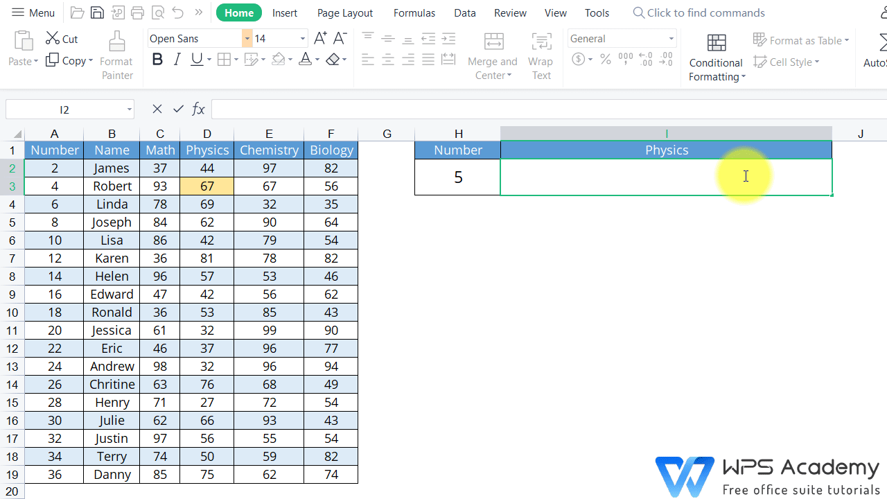 Penggunaan VLOOKUP pada WPS Office