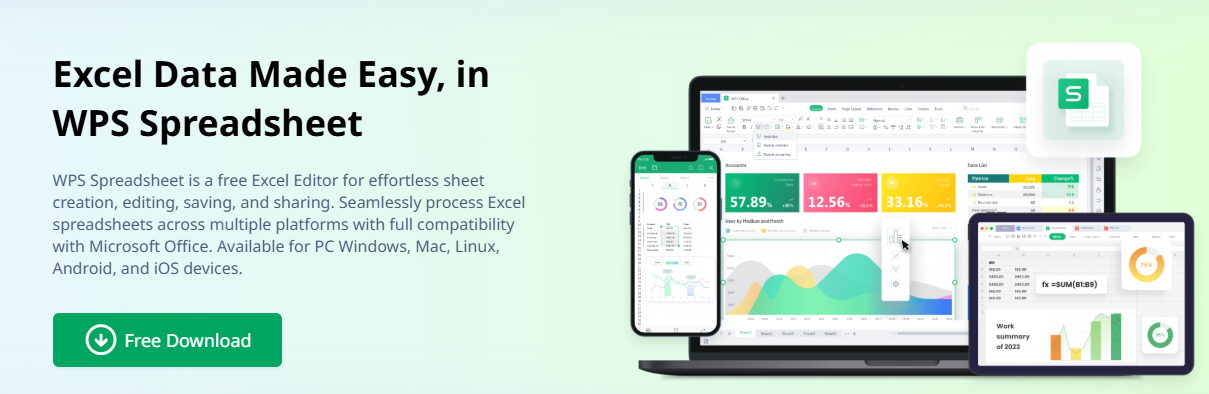 WPS Office gratis dan mudah digunakan