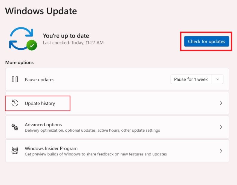 Upgrade via Windows Update