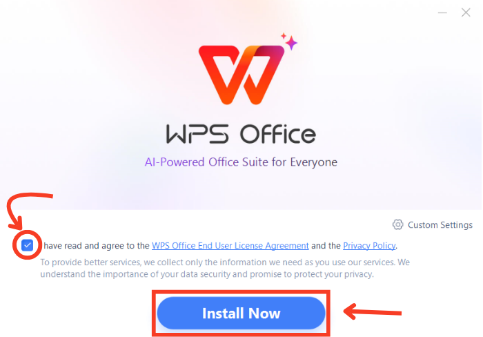  Install WPS Office