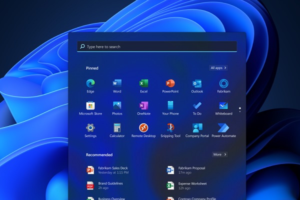 Windows 11 Cortana search
