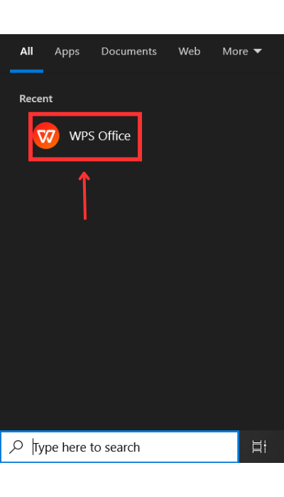  Open WPS Office on Your Laptop