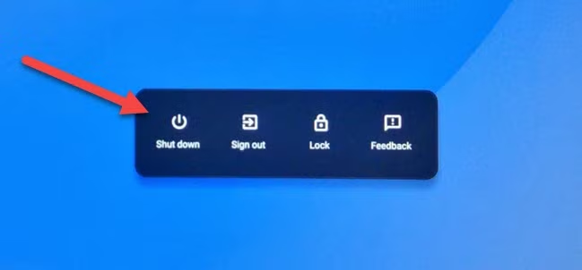 Shutting Down Chromebook