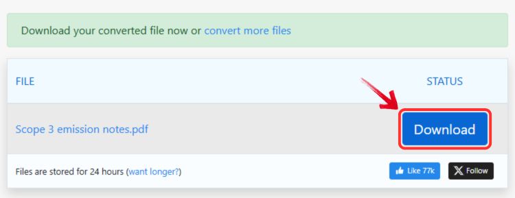 Save final PDF