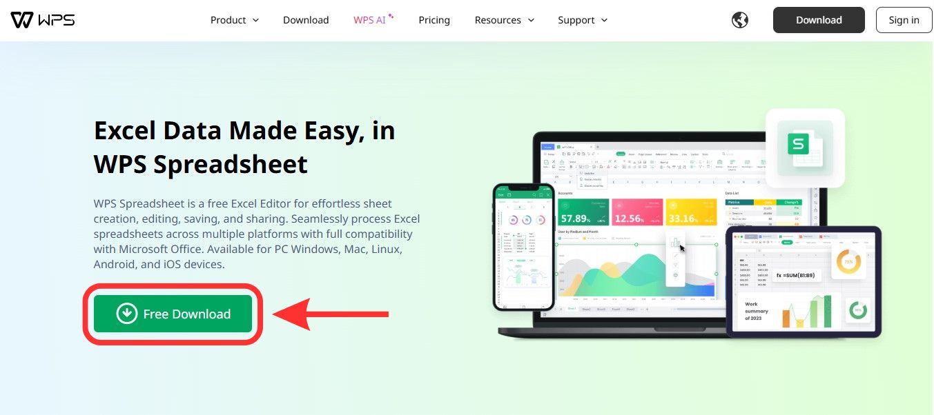 How to Download WPS Excel for Free