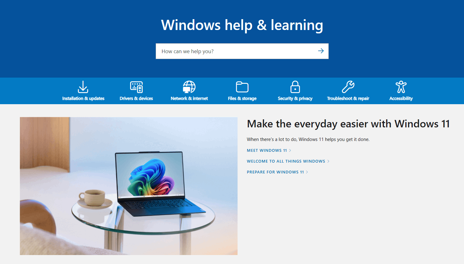 Search for “Windows 11”