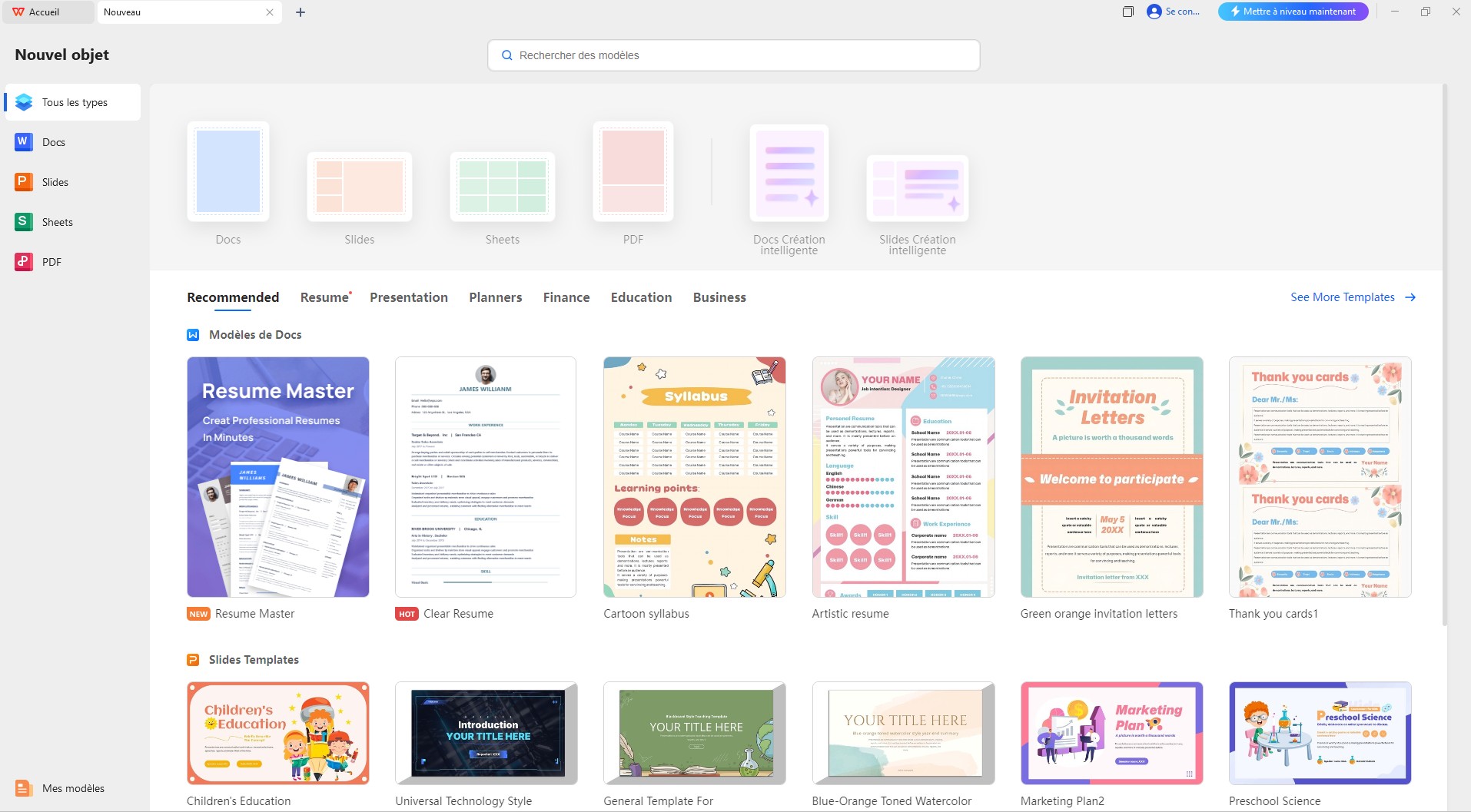 interface intuitive wps