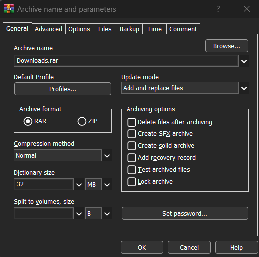 how to use WinRAR on Windows 10