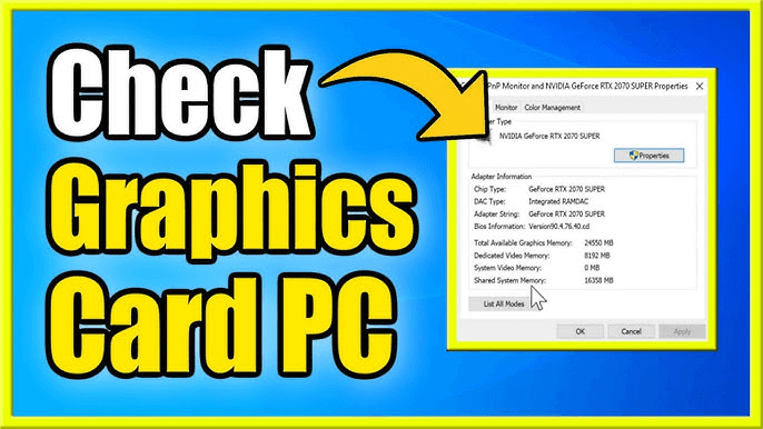 How to Check Graphics Cards in Windows 10?