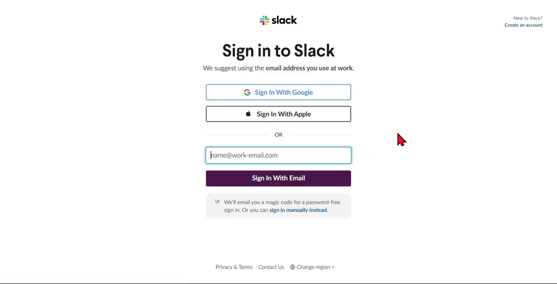 Sign in to stack