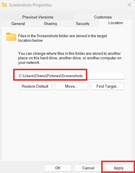 where do screenshots go on windows 10