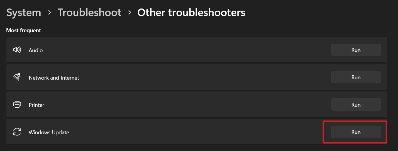 Troubleshooting Windows Update in Windows 11