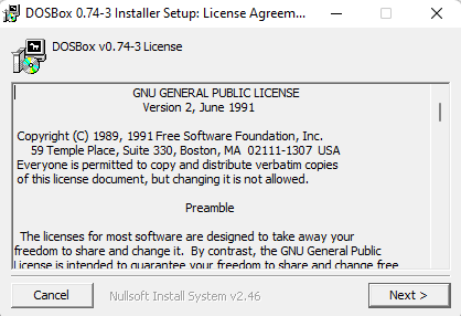 Install DOSBox