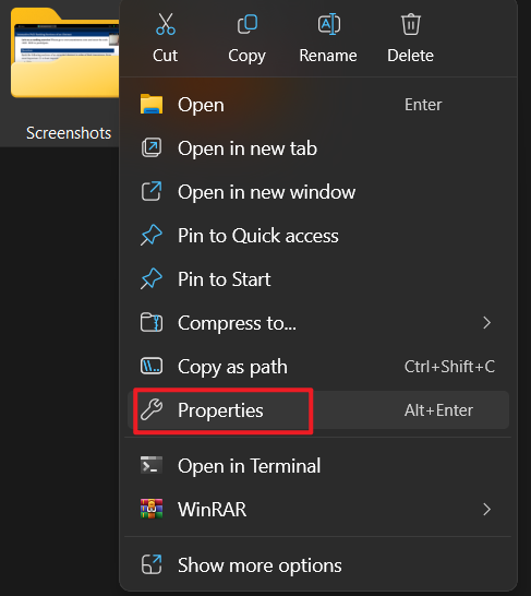 where do screenshots go on windows 11