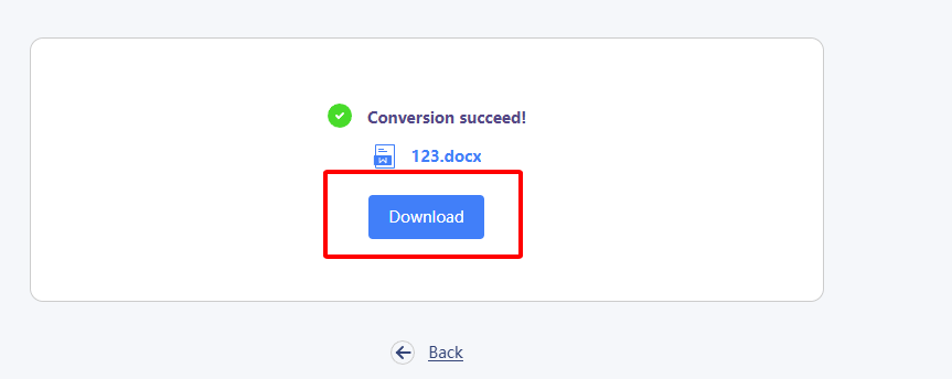 Download your converted