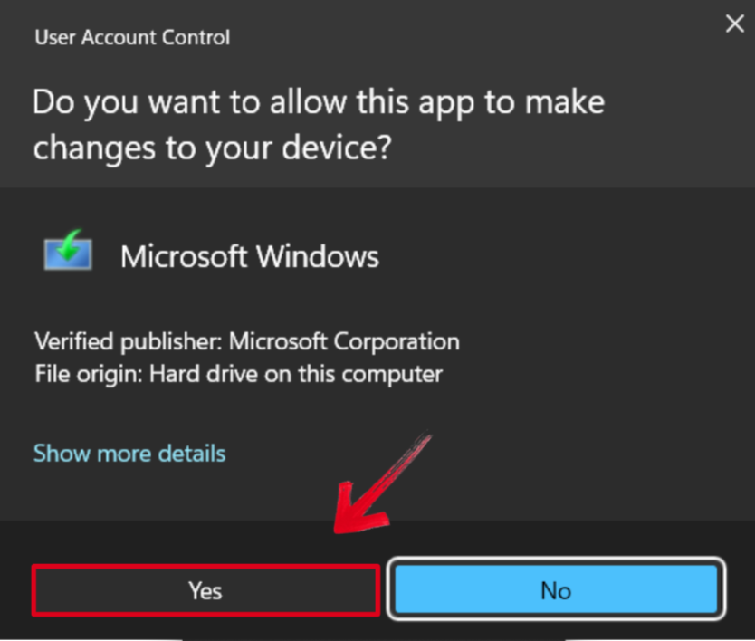 Run Microsoft Windows