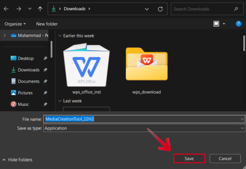 Choose Location for Download
