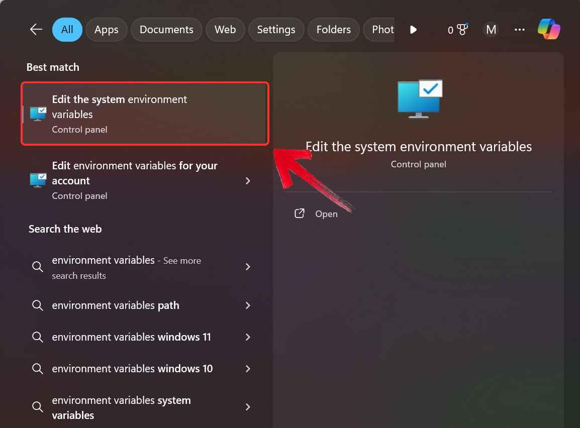 Environment Variables Search