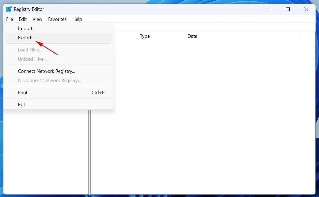 Registry Editor