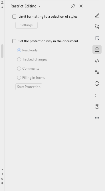  riquadro di modifica limitato di WPS Office
