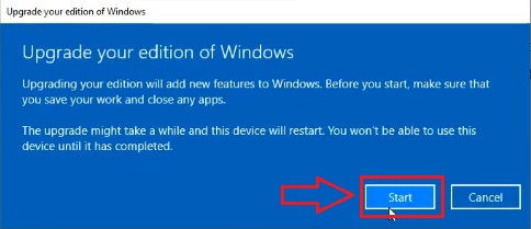 Click the Start Button