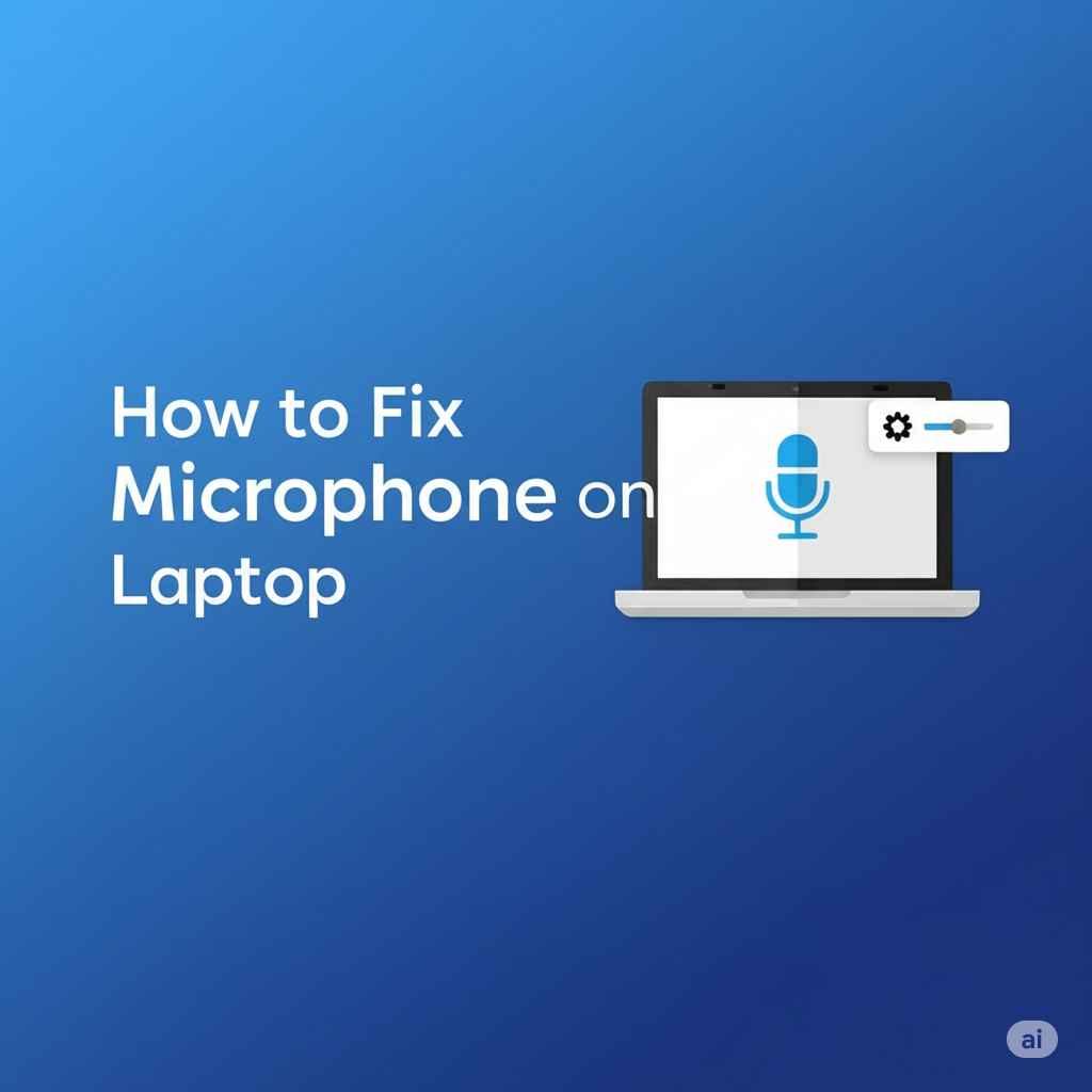 How to Fix Microphone on Laptop