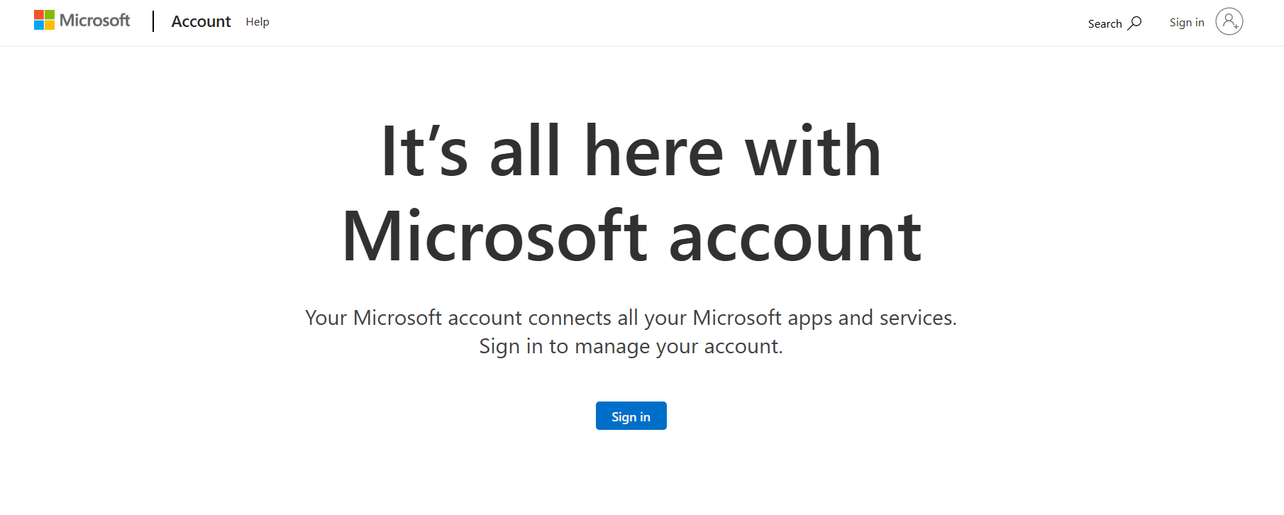  Microsoft Home Page