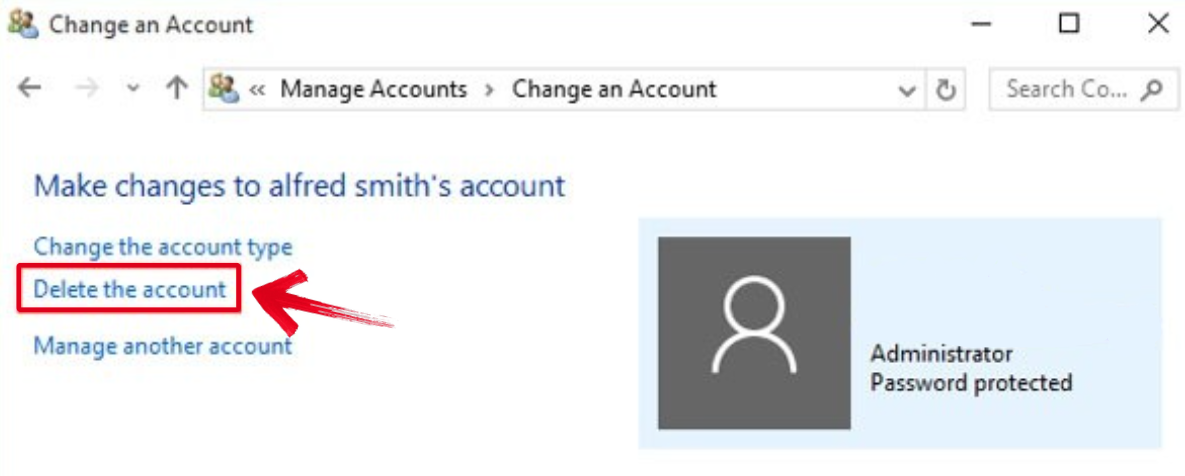 Change Account Settings