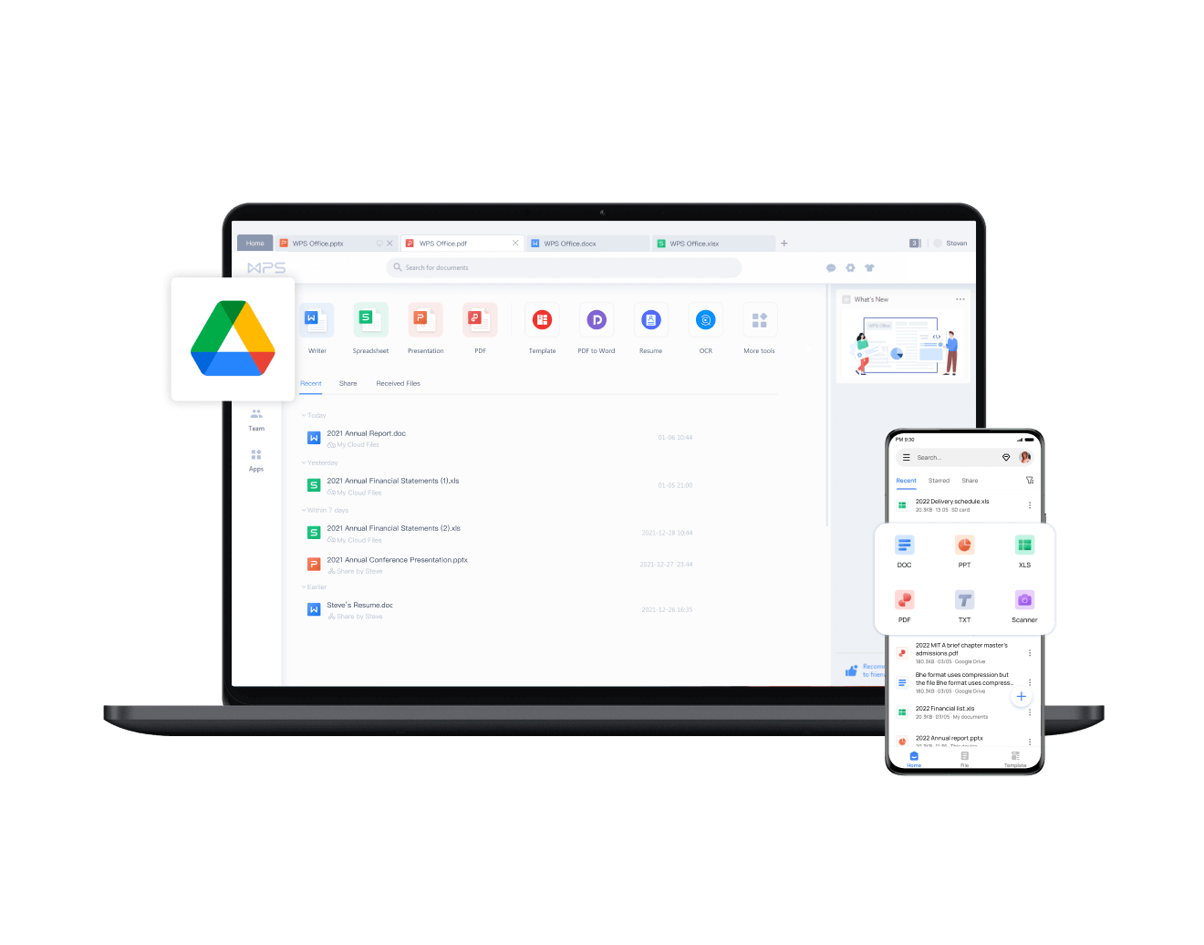 WPS Office Suite Homepage