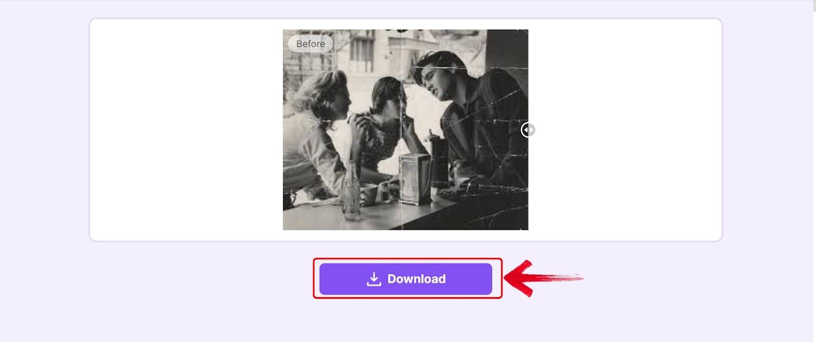 Download Restored image