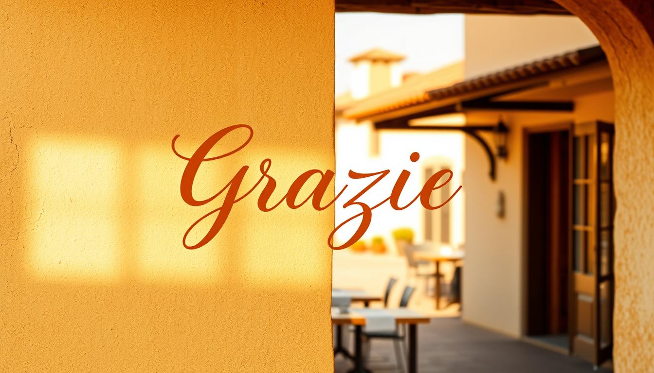  how to say thank you in italian