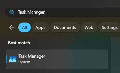 windows task manager
