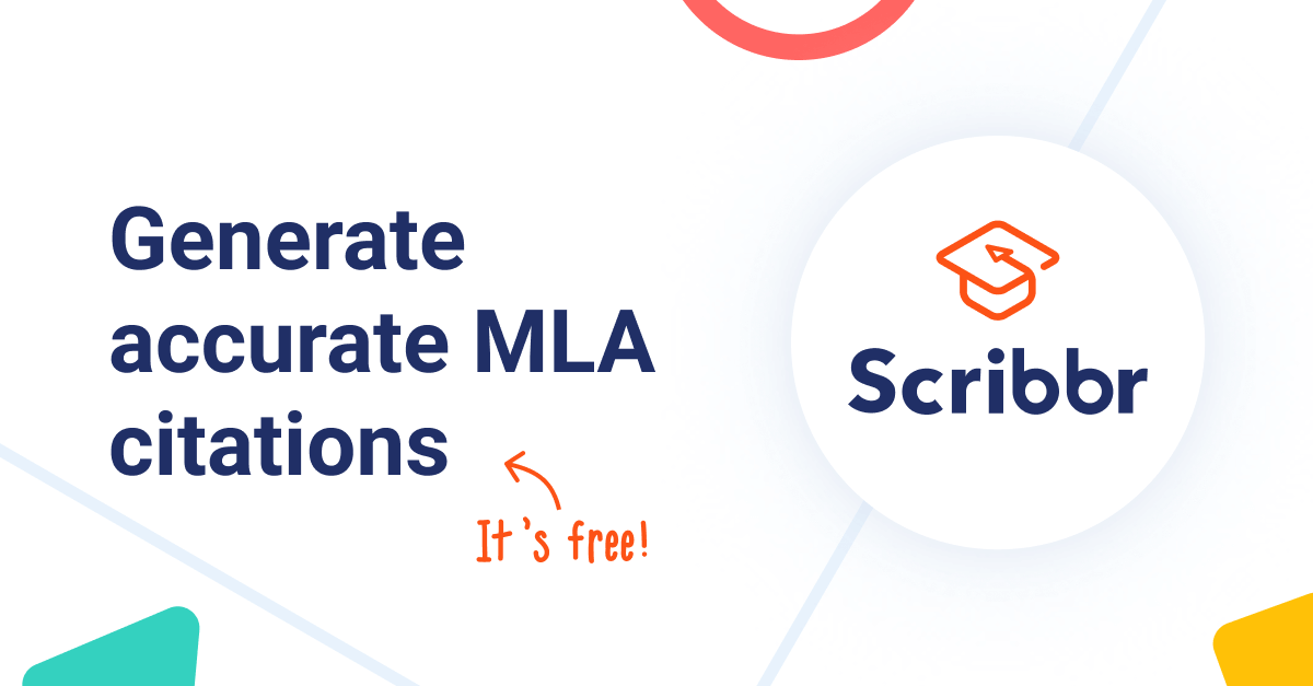 Scribbr MLA Citations Generator