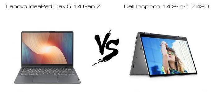 Image of Lenovo and Dell Laptops