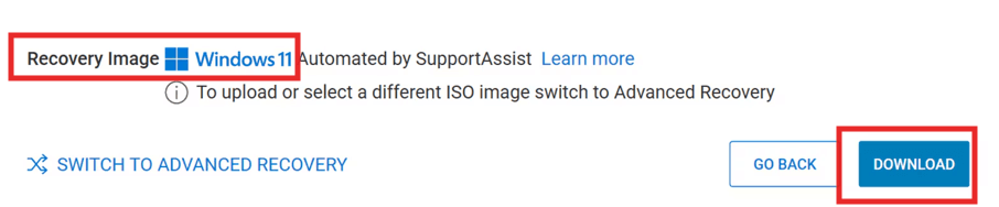 Create the Recovery Drive