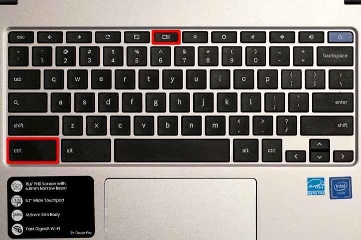 Ctrl + Show Windows key