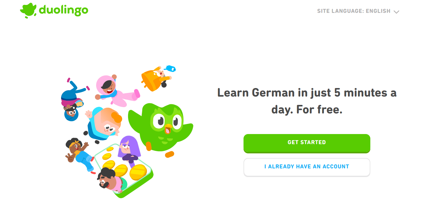 Learn German with Duolingo