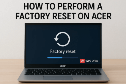 Factory Reset on an Acer Laptop