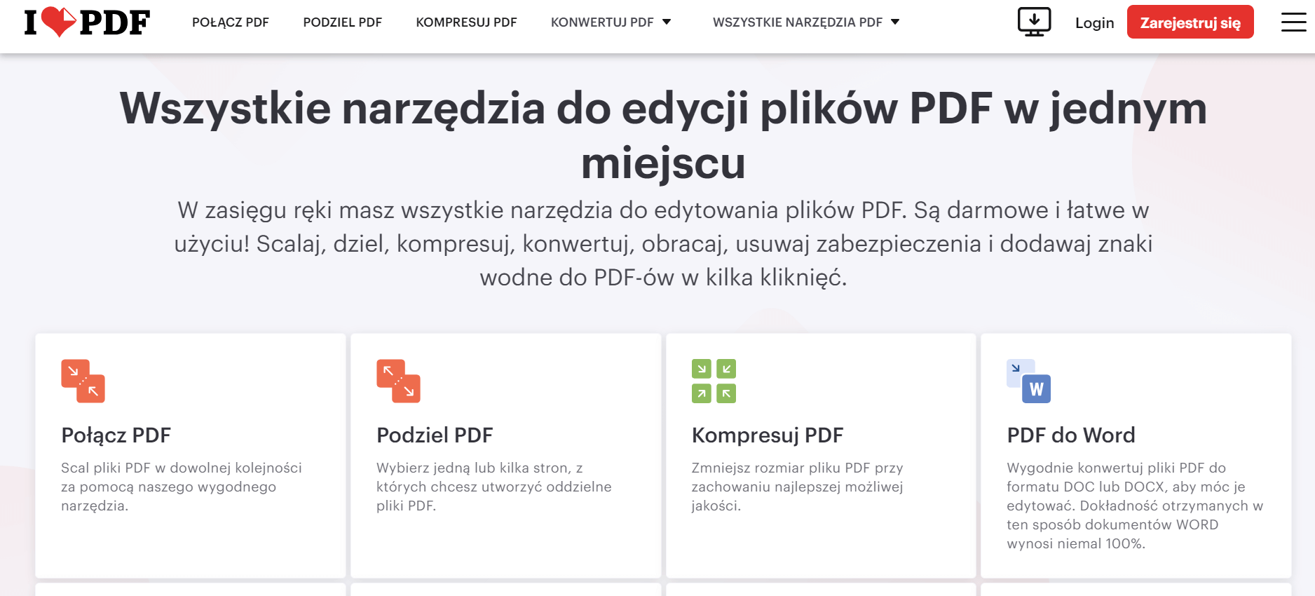 Jak połączyć pliki PDF za pomocą iLovePDF (4 sposoby)