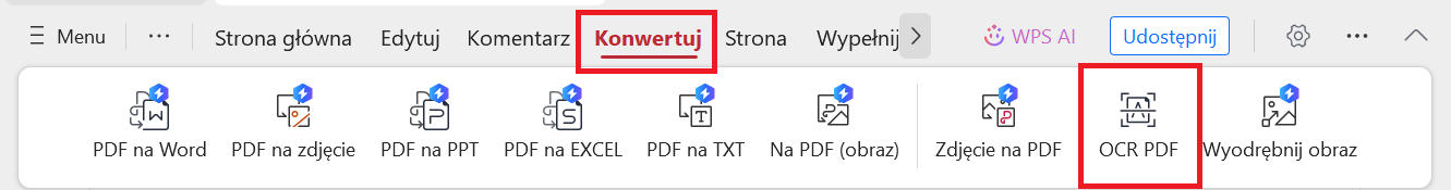 WPS PDF OCR