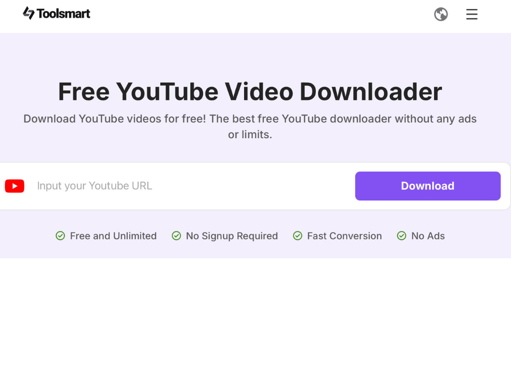 Toolsmart Launch Page