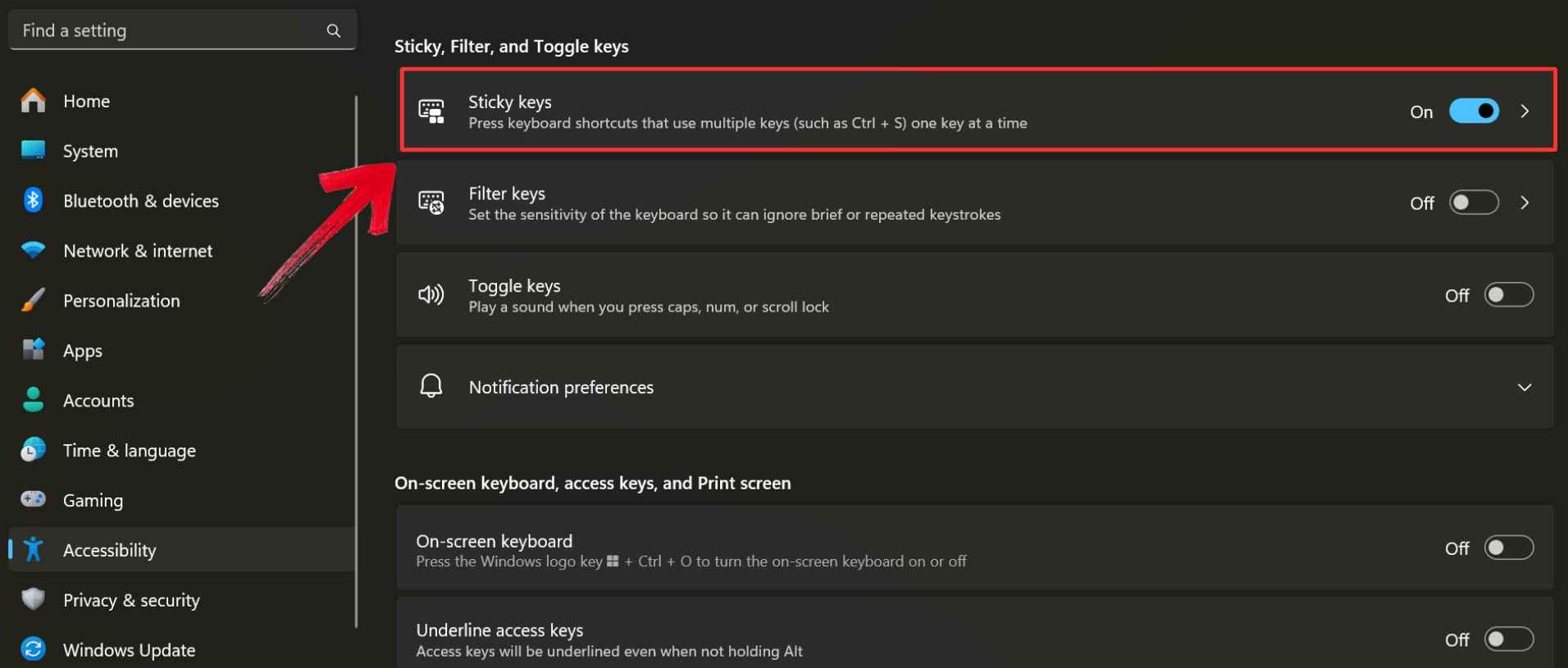 Turn On Toggle