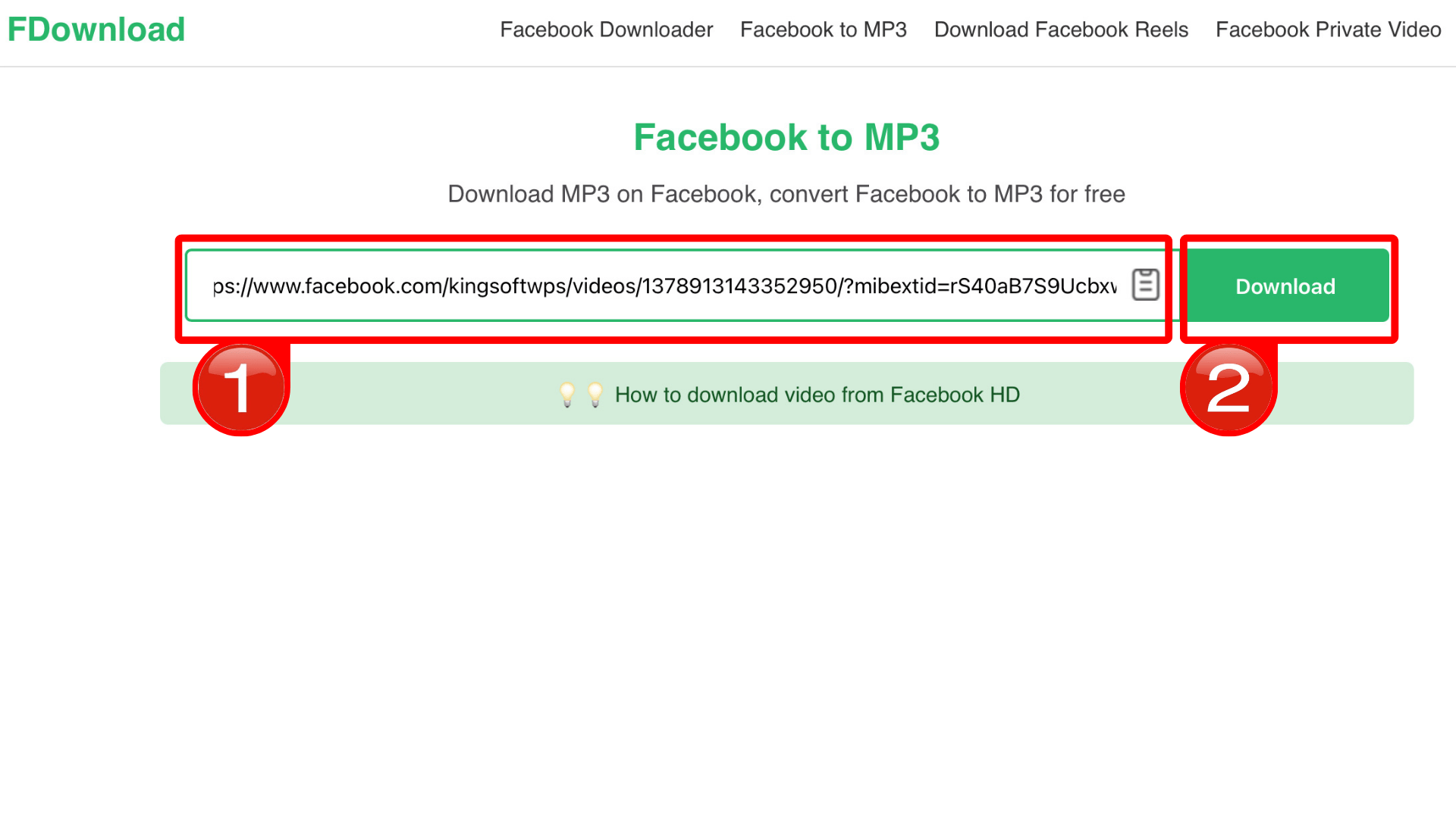 Paste URL