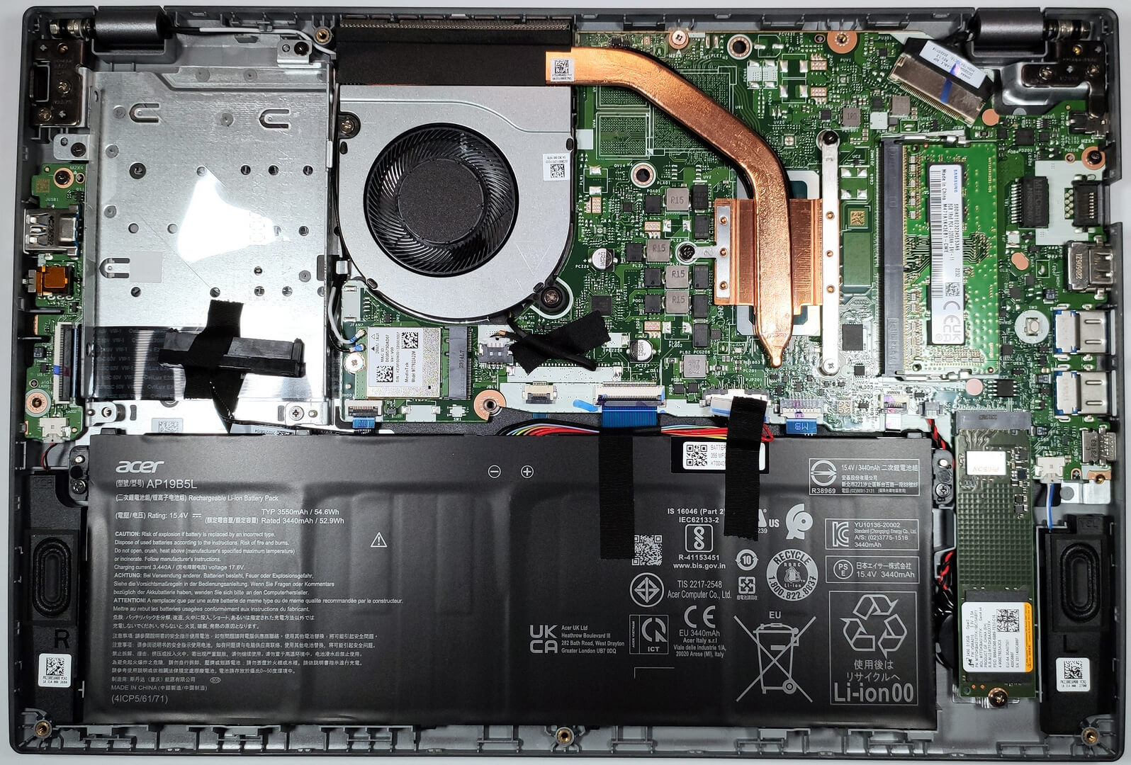 Acer Internal Components