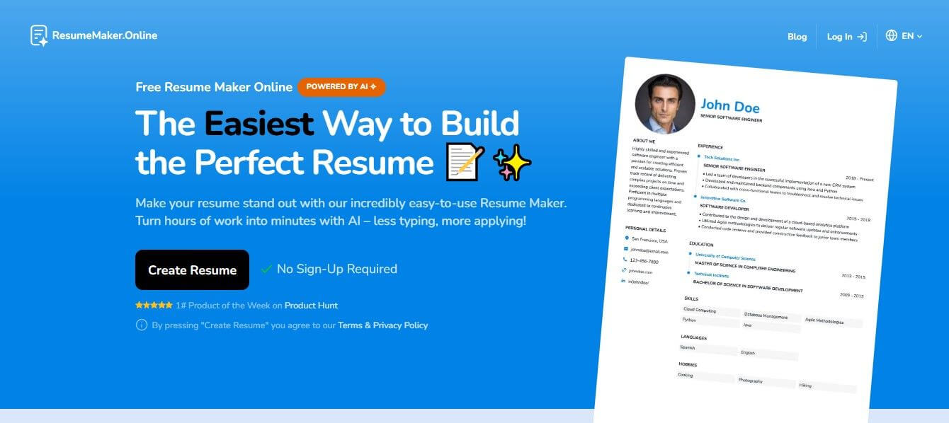 ResumeMaker.Online